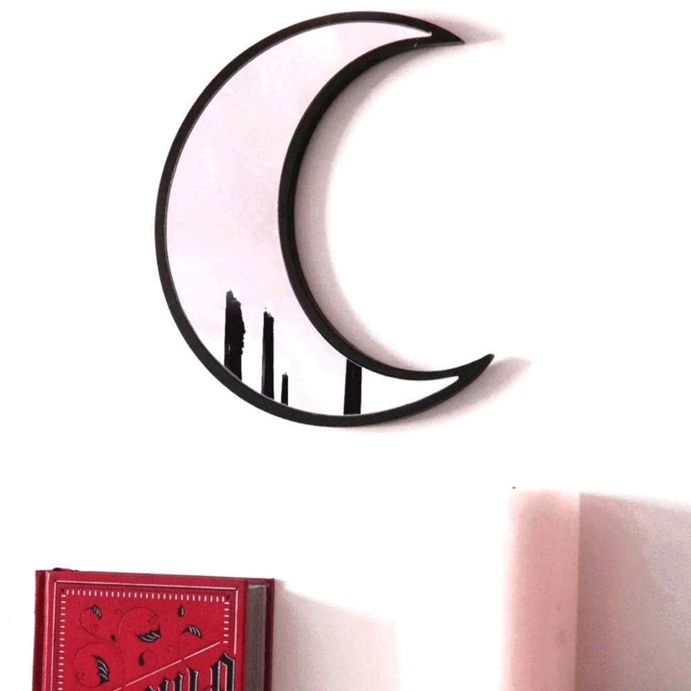 Killstar Crescent Moon Gothic Occult Witchy Mirror